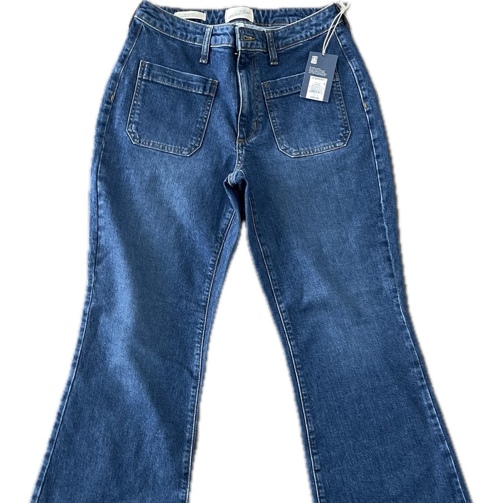 Woman's High Rise Flare Universal Thread Denim Jeans- Size 8S